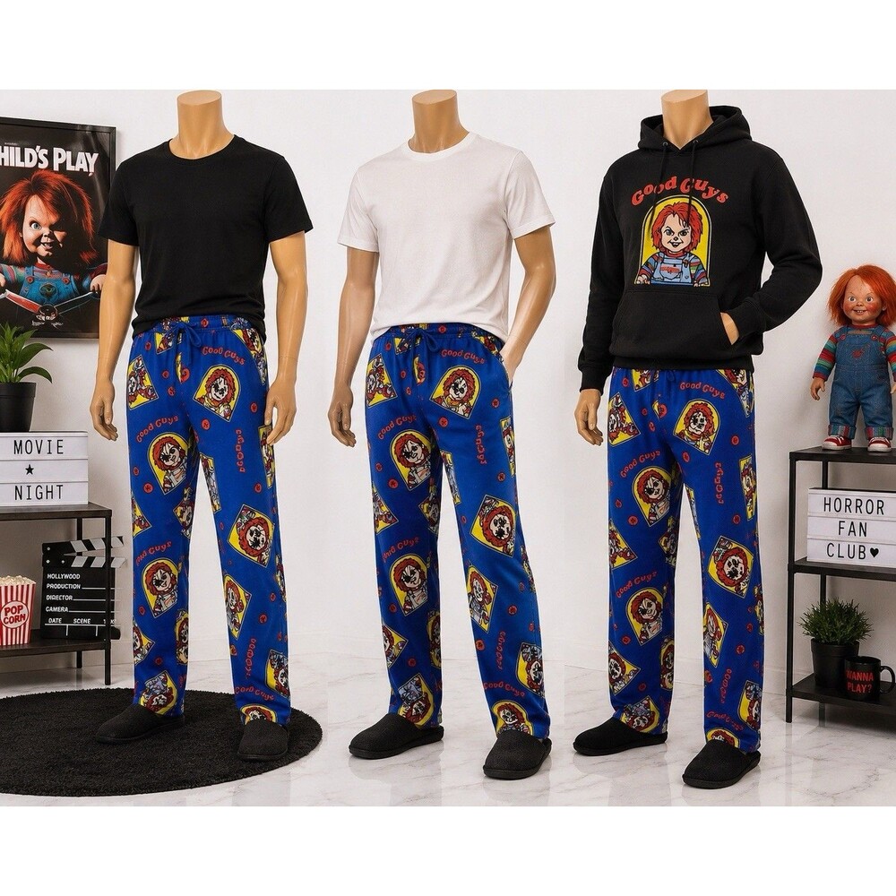 Good Guys Chucky Childs Play Pajama Lounge Pants Men's XL Halloween New